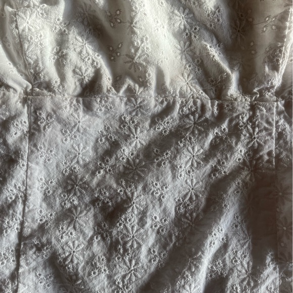 Garage White Eyelet Dress - Picture 5 of 5